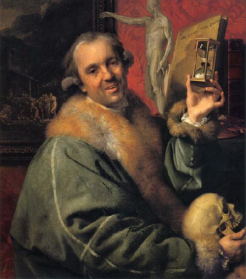 Johann Zoffany Self-portrait oil painting image